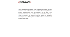 Desktop Screenshot of mobeam.com